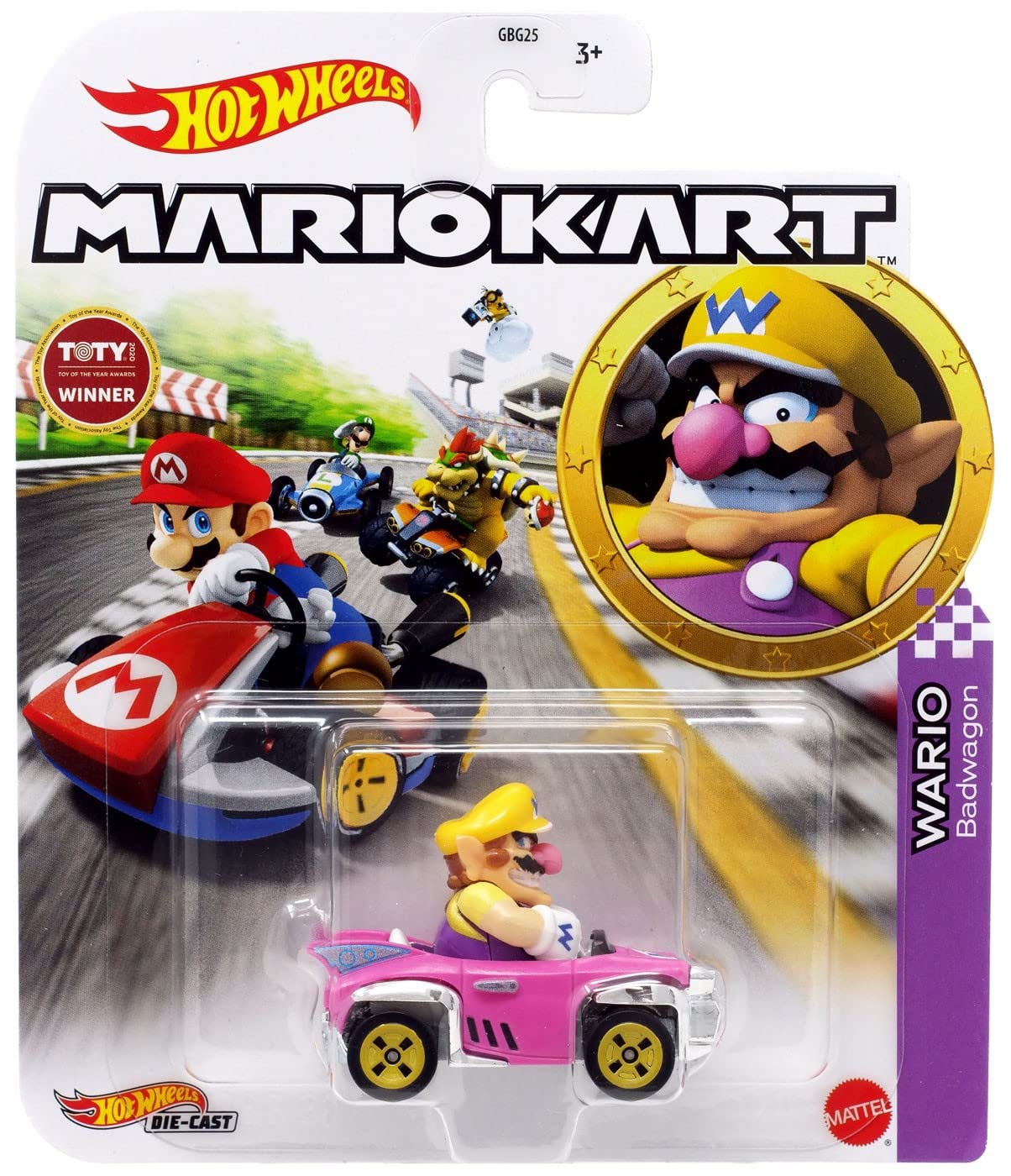 Hot Wheels Mario Kart - Wario Badwagon