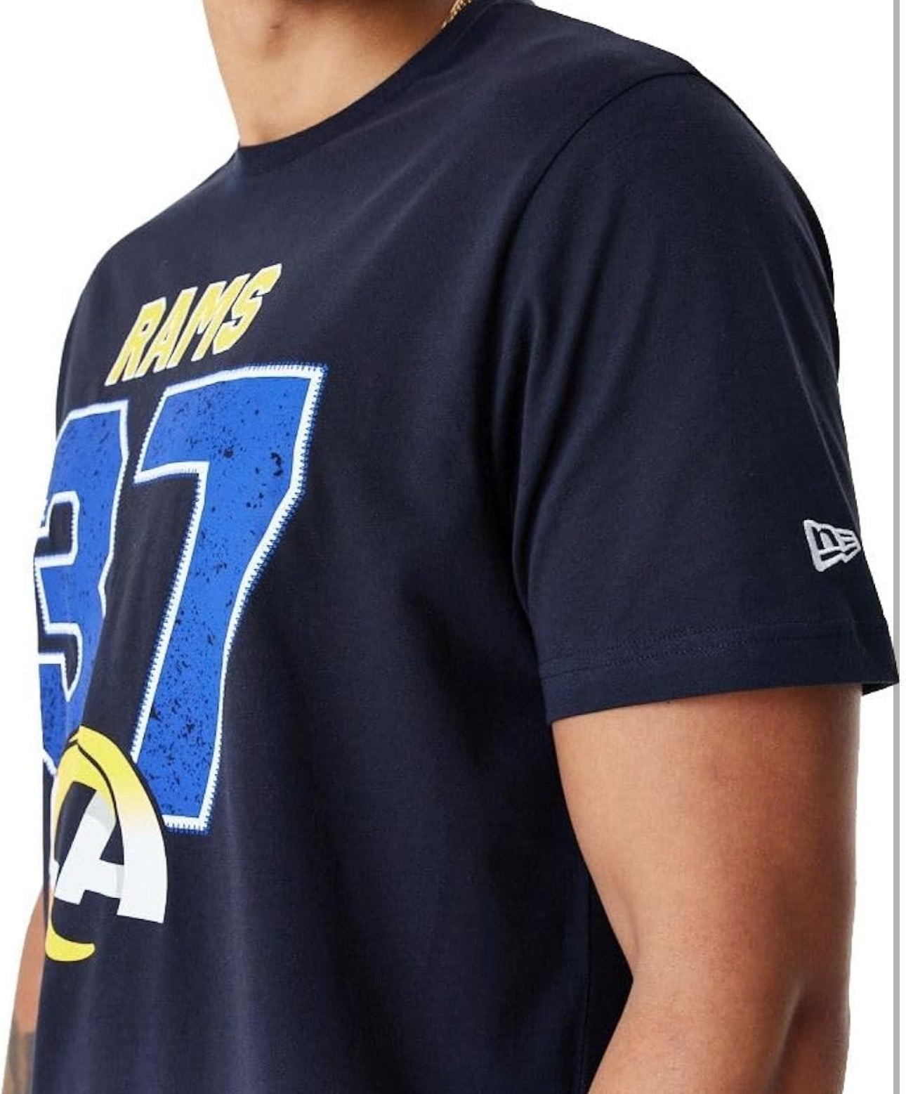 New Era NFL L.A. RAMS T-SHIRT Herren Gr. M LOS ANGELES