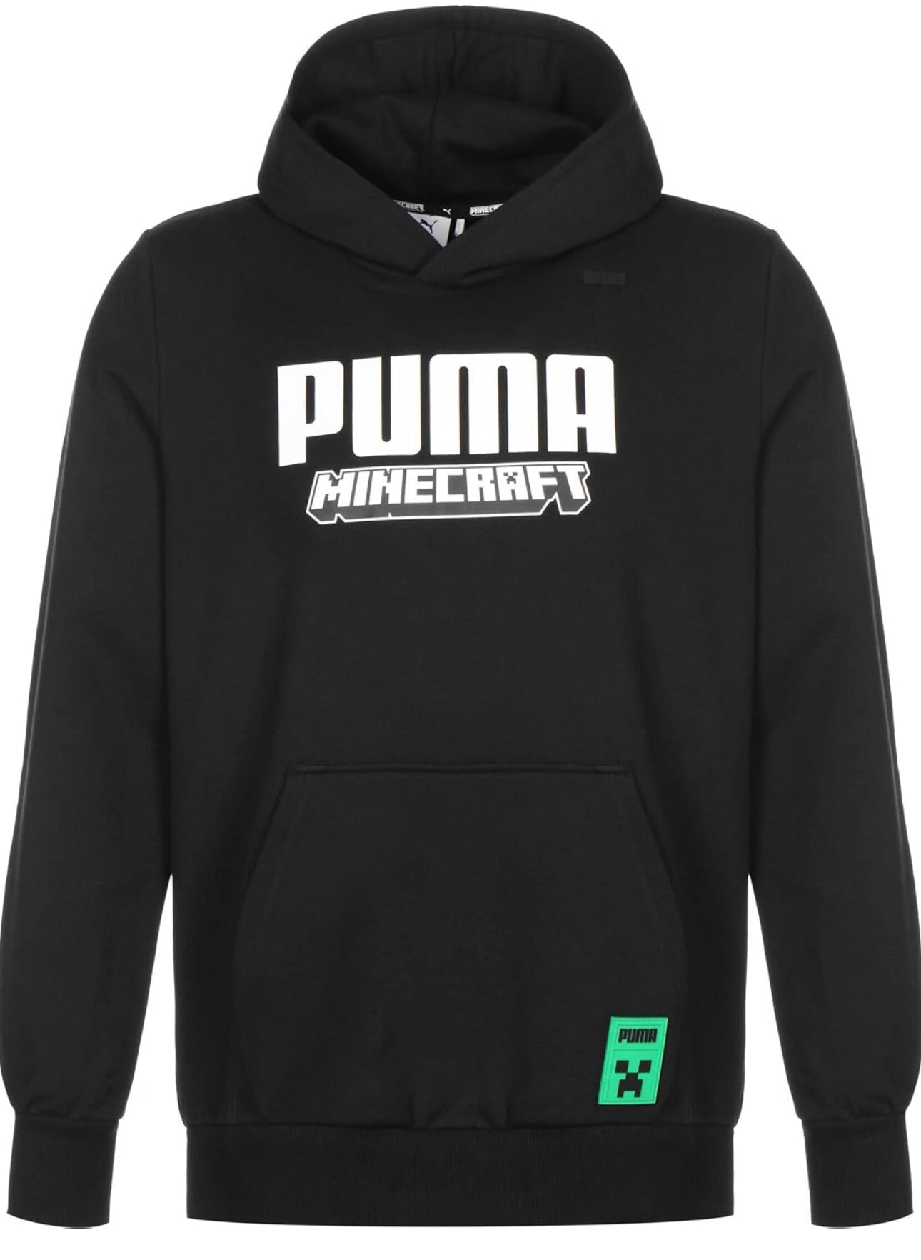 PUMA X MINECRAFT HOODIE Herren Gr. XL SWEATSHIRT SCHWARZ