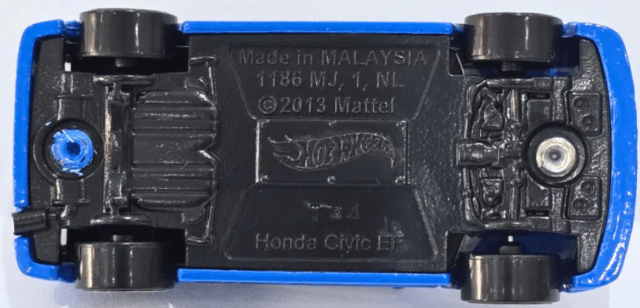 HOT WHEELS HONDA - 90 HONDA CIVIC EF 1/10 HW ´70S VS. ´90S 28/250 1:64