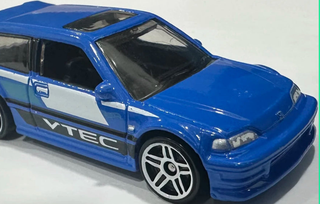 HOT WHEELS HONDA - 90 HONDA CIVIC EF 1/10 HW ´70S VS. ´90S 28/250 1:64