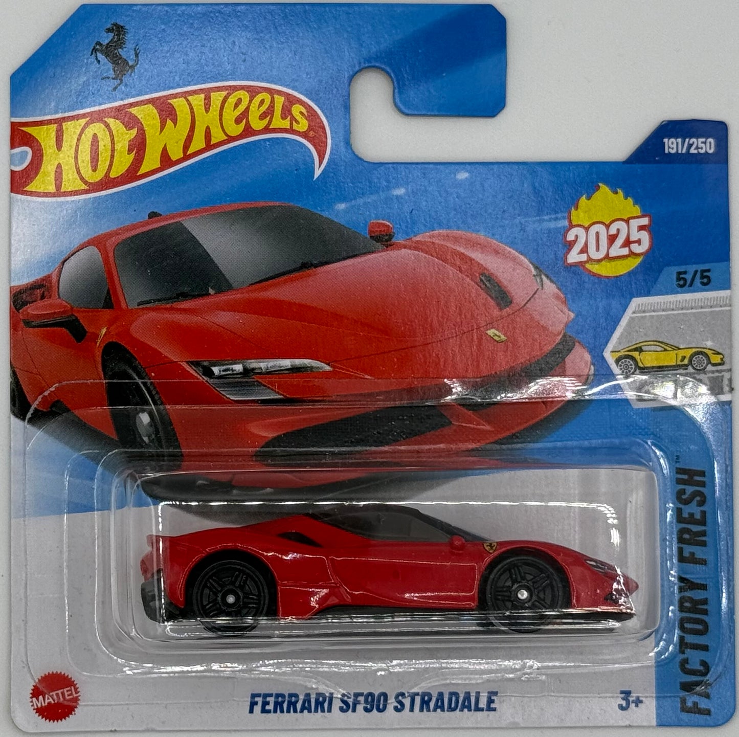 HOT WHEELS FERRARI SF90 STRADALE - 5/5 FACTORY FRESH 191/250