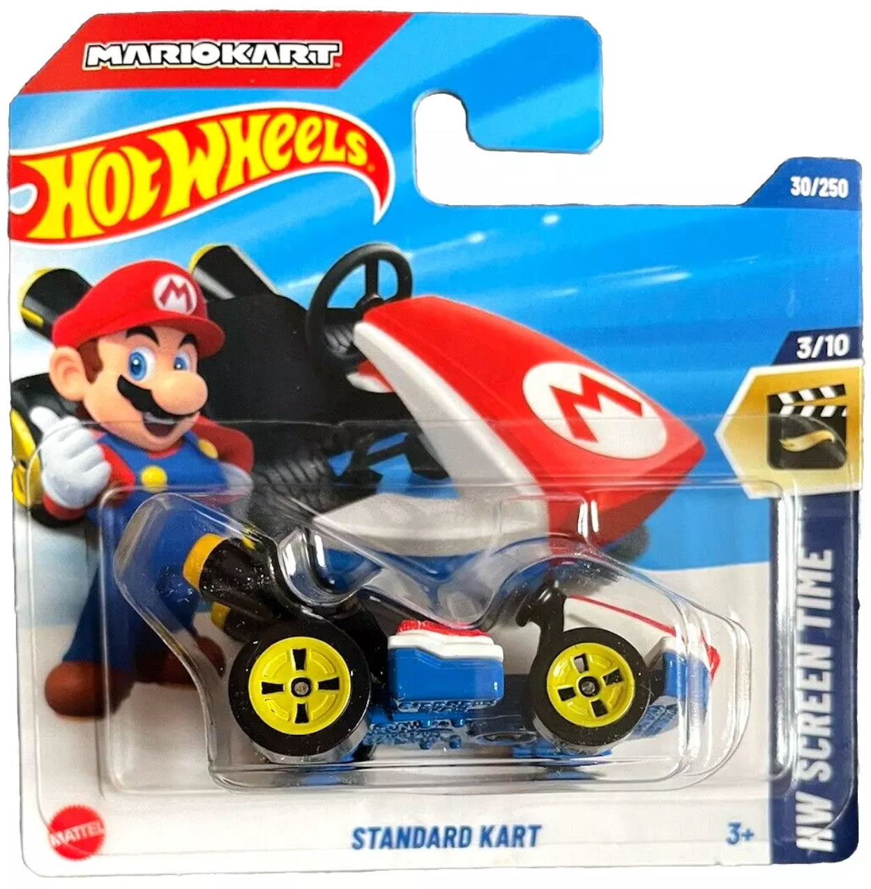 HOT WHEELS MARIO KART - STANDARD KART HW SCREEN TIME 3/10 38/250 1:64