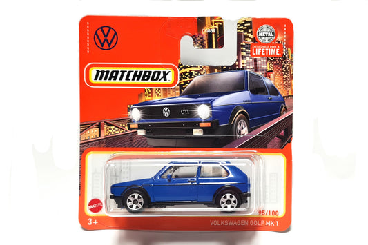 Matchbox VW  - VOLKSWAGEN GOLF MK 1 Blue 95/100 1:64