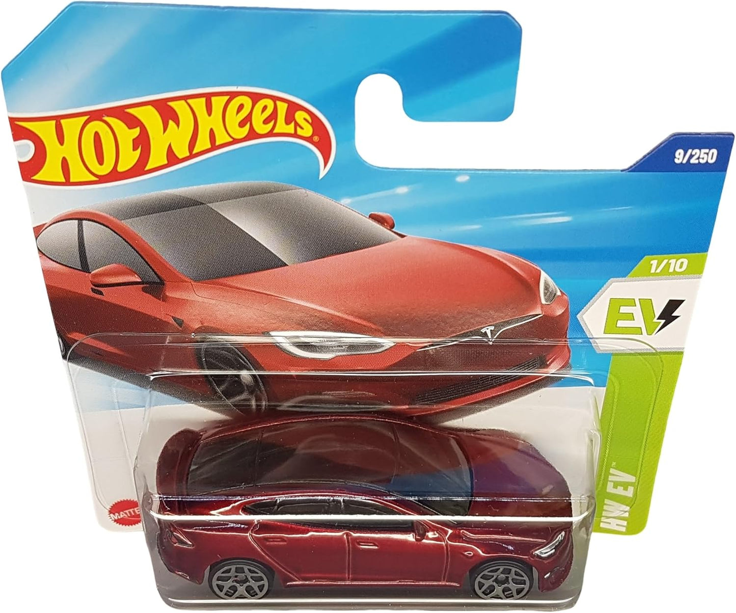 HOT WHEELS TESLA  - MODEL S PLAID 1/10 HW EV 9/250 1:64