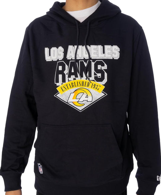 New Era NFL L.A. RAMS HOODIE Herren Gr. L SWEATSHIRT