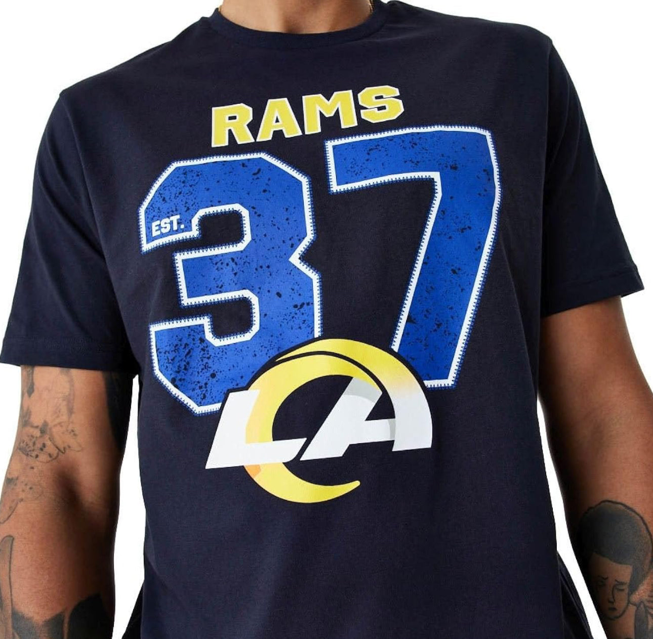 New Era NFL L.A. RAMS T-SHIRT Herren Gr. M LOS ANGELES
