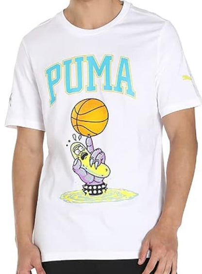 PUMA X RICK & MORTY T-SHIRT Herren Gr. S PICKLE RICK