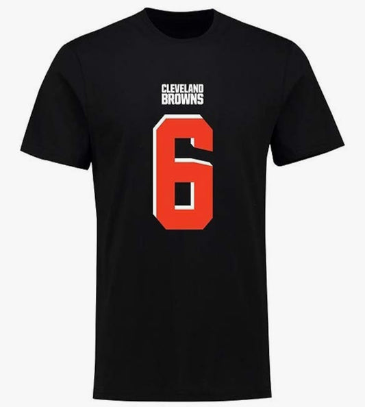 New Era NFL CLEVELAND BROWNS T-SHIRT 6 MAYFIELD Herren Gr. M