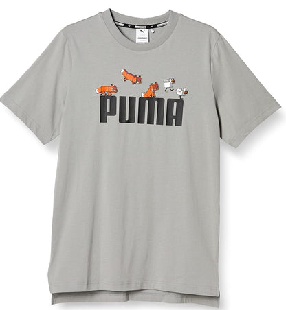 PUMA X MINECRAFT T-SHIRT Herren Gr. M GRAU