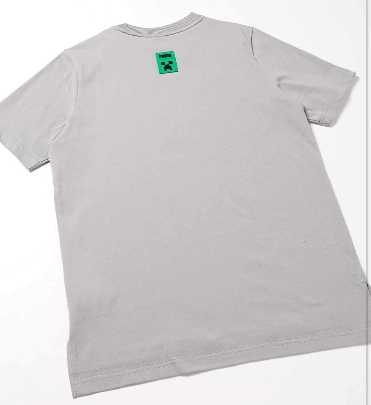 PUMA X MINECRAFT T-SHIRT Herren Gr. M GRAU