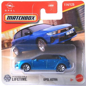 Matchbox OPEL  - OPEL ASTRA Blau 114/125  1:64