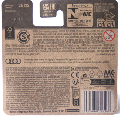Matchbox AUDI  - 2019 AUDI TT RS COUPÉ Silber 53/125  1:64