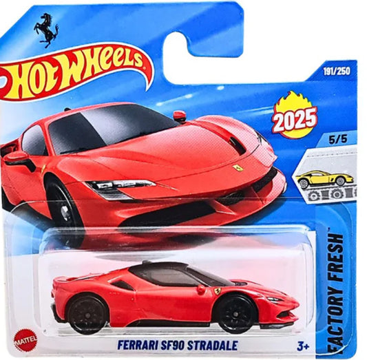 HOT WHEELS FERRARI  - FERRARI FS90 STRADALE HW FACTORY FRESH 5/5 191/250 (1:64)