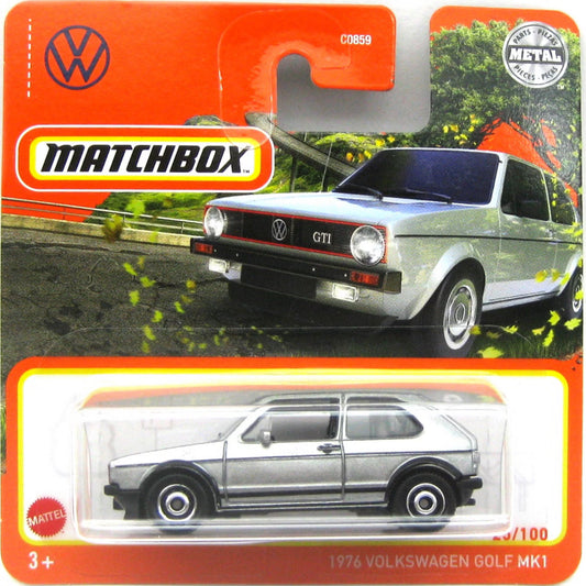 Matchbox VW  - 1976 VOLKSWAGEN GOLF MK 1 Silber 25/100 1:64
