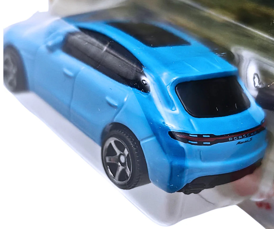 Matchbox PORSCHE  - PORSCHE MACAN S Blau 64/125  1:64
