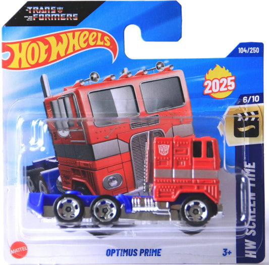 HOT WHEELS TRANSFORMERS  - OPTIMUS PRIME HW SCREEN TIME 6/10 104/250 1:64