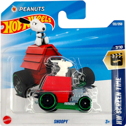 HOT WHEELS PEANUTS  - SNOOPY HW SCREEN TIME 7/10 132/250 1:64