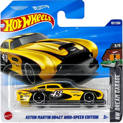 HOT WHEELS ASTON MARTIN - ASTON MARTIN DB4GT HIGH-SPEED EDITION 3/5 HW DREAM GARAGE 107/250