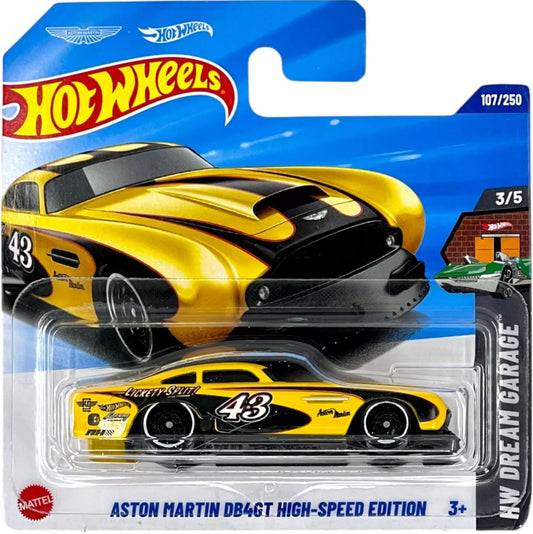 HOT WHEELS ASTON MARTIN - ASTON MARTIN DB4GT HIGH-SPEED EDITION 3/5 HW DREAM GARAGE 107/250
