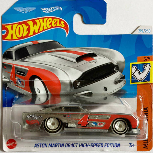 HOT WHEELS ASTON MARTIN - ASTON MARTIN DB4GT HIGH-SPEED EDITION 5/5 MUSCLE MANIA 219/250