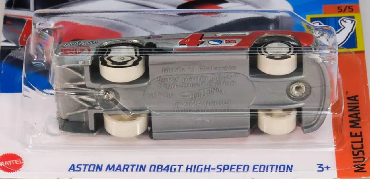 HOT WHEELS ASTON MARTIN - ASTON MARTIN DB4GT HIGH-SPEED EDITION 5/5 MUSCLE MANIA 219/250