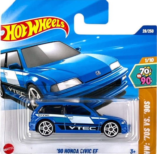 HOT WHEELS HONDA  - 90 HONDA CIVIC EF 1/10 HW ´70S VS. ´90S 28/250 1:64