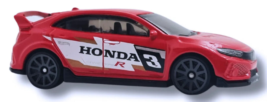 HOT WHEELS HONDA - 2018 HONDA CIVIC TYPE R 3/10 THEN AND NOW 123/250