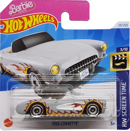 HOT WHEELS BARBIE  - 1956 CORVETTE KEN HW SCREEN TIME 3/10 29/250 1:64