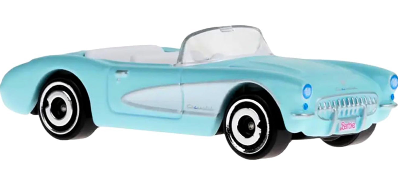 HOT WHEELS BARBIE  - 1956 CORVETTE HW SCREEN TIME 9/10 183/250 1:64