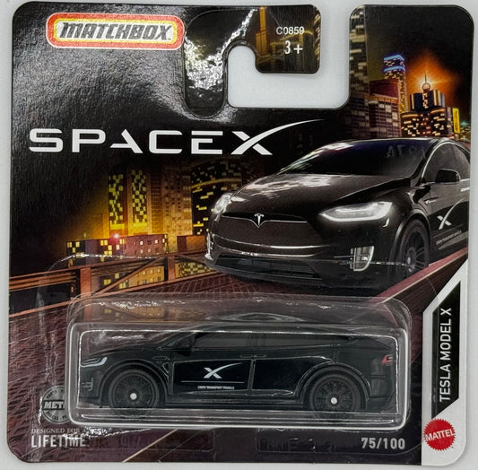 MATCHBOX TESLA  - SPACEX MODEL X CREW FAHRZEUG 75/100