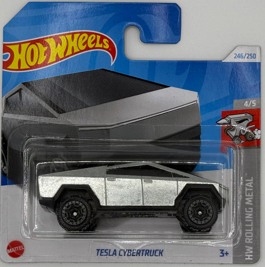 HOT WHEELS TESLA  - CYBERTRUCK 4/5 HW ROLLING METAL 246/250