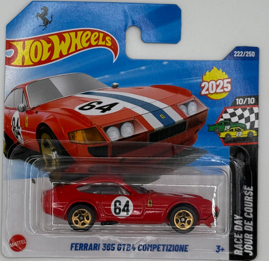 HOT WHEELS FERRARI 365 GTB4 COMPETIZIONI - 10/10 HW RACE DAY 222/250