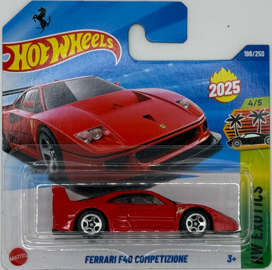 HOT WHEELS FERRARI F40 COMPETIZIONI - 4/5 HW EXOTICS 198/250
