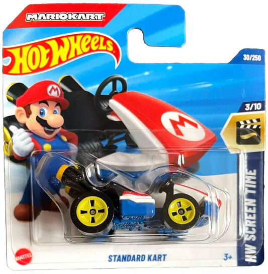HOT WHEELS MARIO KART  - STANDARD KART HW SCREEN TIME 3/10 38/250 1:64