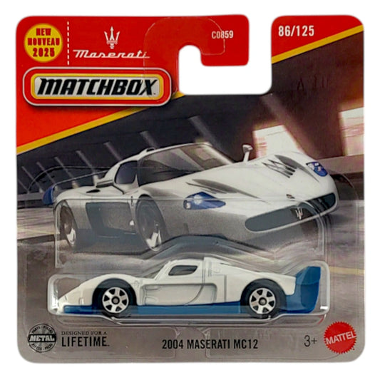 MATCHBOX MASERATI - 2004 MC 12 86/125 1:64