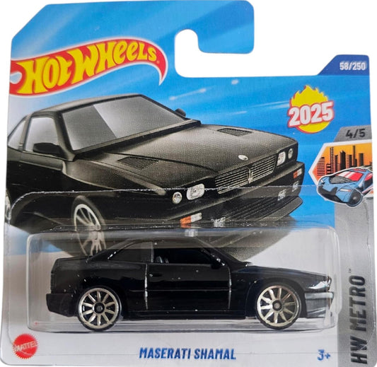 HOT WHEELS MASERATI  - SHAMAL (schwarz) HW METRO 4/5 58/250 1:64