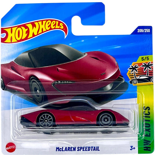 HOT WHEELS MCLAREN - SPEEDTAIL 5/5 HW EXOTICS 209/250