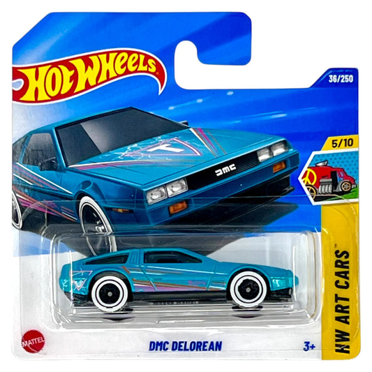 HOT WHEELS DMC - DELOREAN 5/10 HW ART CARS 36/250