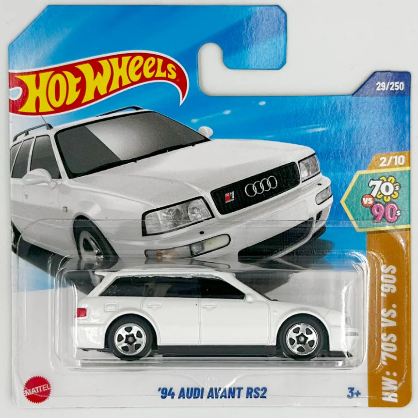 HOT WHEELS AUDI - 94 AVANT RS2 2/10 HW ´70S VS. ´90S 29/250 1:64