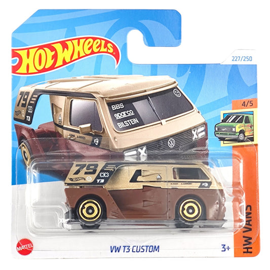 HOT WHEELS VOLKSWAGEN - VW T3 CUSTOM 4/5 HW VANS 227/250