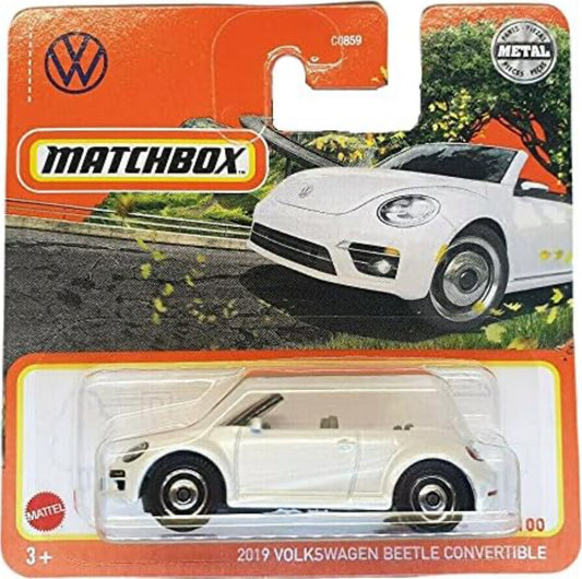 MATCHBOX VW - 2019 VOLKSWAGEN BEETLE COVERTIBLE (weiß) 27/100 1:64