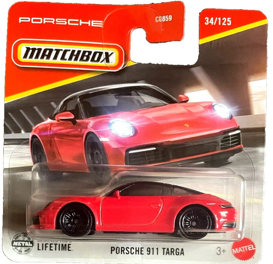 MATCHBOX PORSCHE - 911 TARGA 34/125 1:64