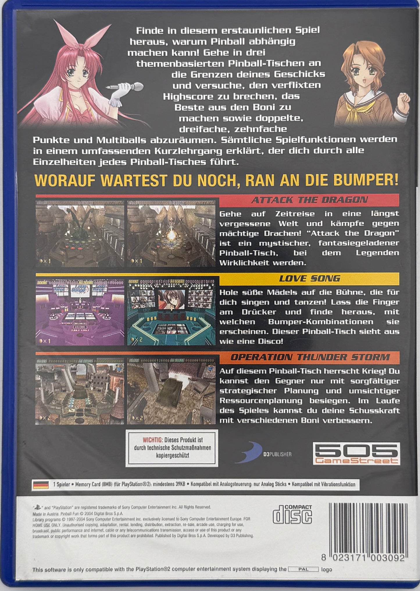 PINBALL FUN - PLAYSTATION 2 (gebraucht)