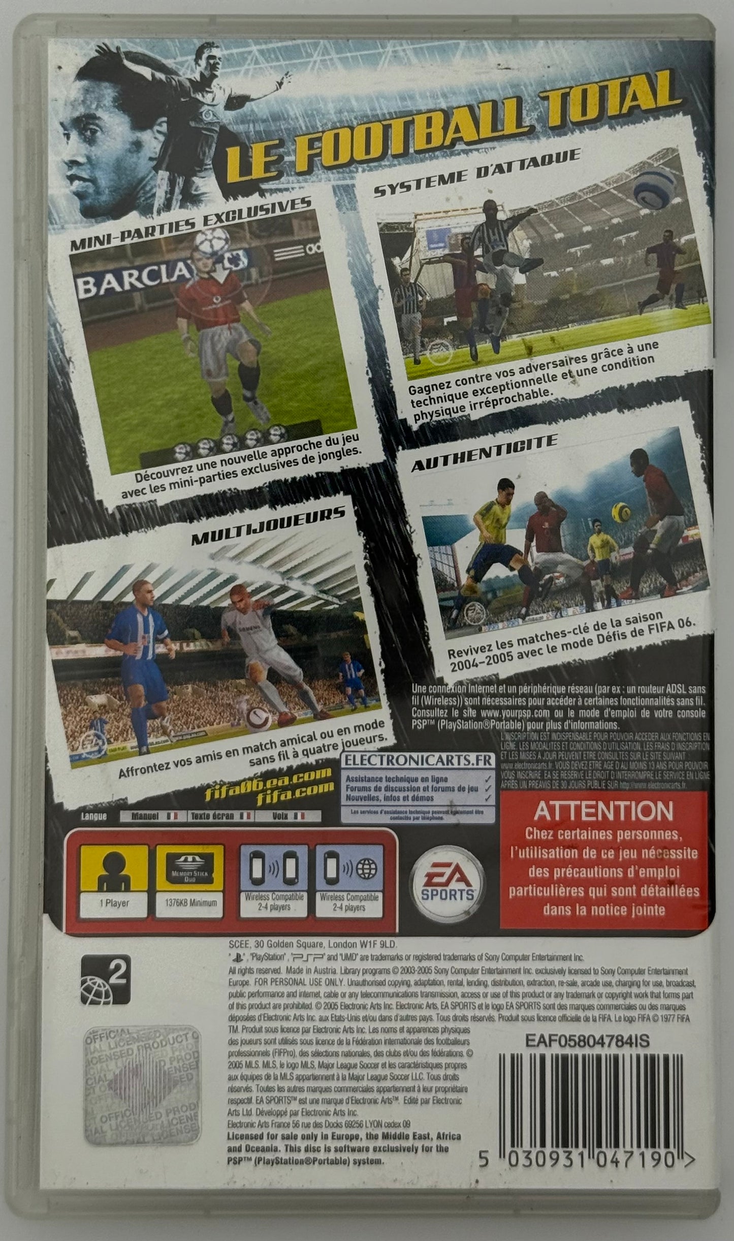 FIFA 06 - PSP PLAYSTATION PORTABLE (gebraucht)