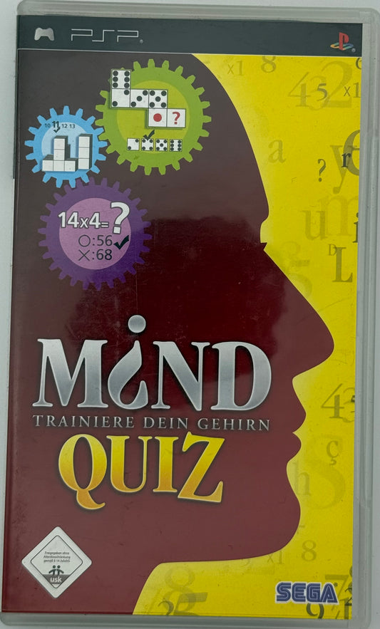 MIND QUIZ TRAINIERE DEIN GEHIRN - PSP PLAYSTATION PORTABLE (gebraucht)