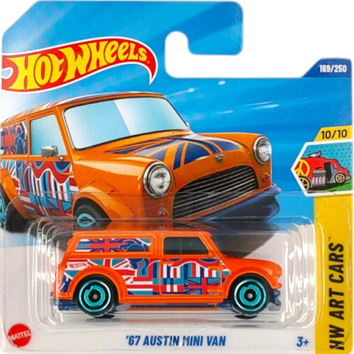 HOT WHEELS 67 AUSTIN MINI VAN 10/10 HW ART CARS 36/250