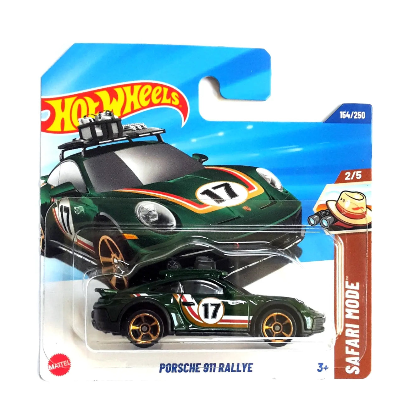 HOT WHEELS PORSCHE - 911 RALLYE 2/5 SAFARI MODE 154/250