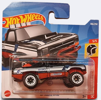 HOT WHEELS DODGE - 87 DODGE D100 5/5 HW DAREDEVILS 186/250