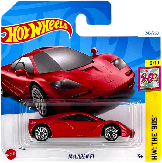HOT WHEELS McLAREN  - McLAREN F1 red 9/10 HW THE ´90S 243/250 1:64